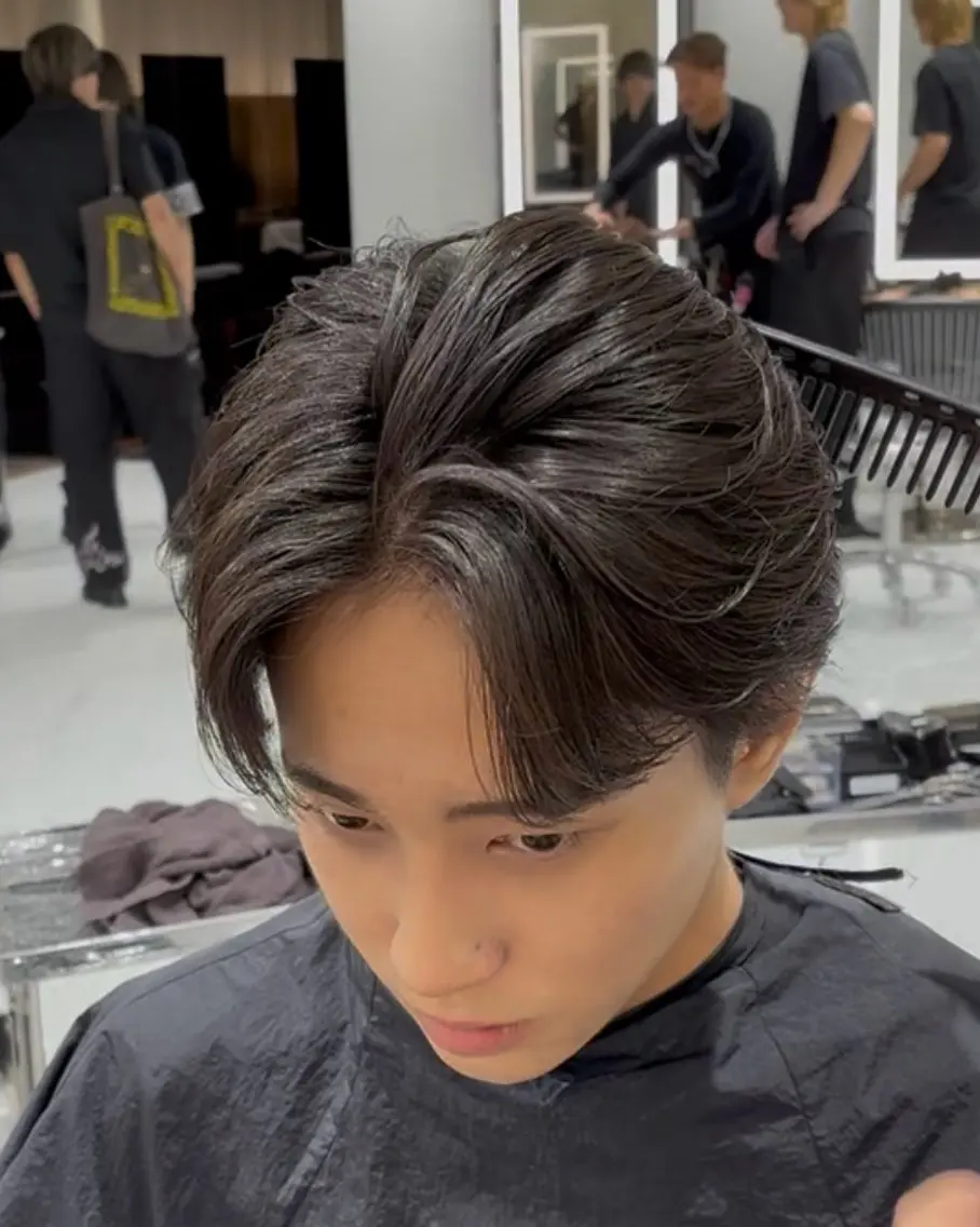 パーマ メンズ カット 縮毛矯正 高崎 堅心のヘアスタイル