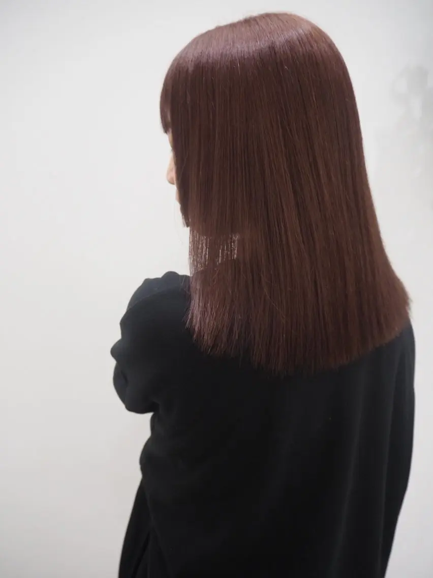 セミロング ヘアカラー トリートメント 💛🤍U too e’s /店長🧸のヘアスタイル