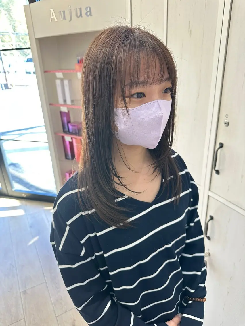 セミロング カラー メンズ特化 Chere   金剛のヘアスタイル
