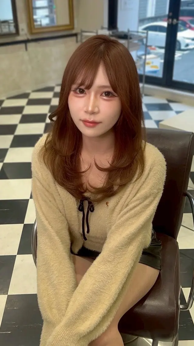 ロング ヘアカラー 壱成/髪質改善/ カラーモデル募集中のヘアスタイル