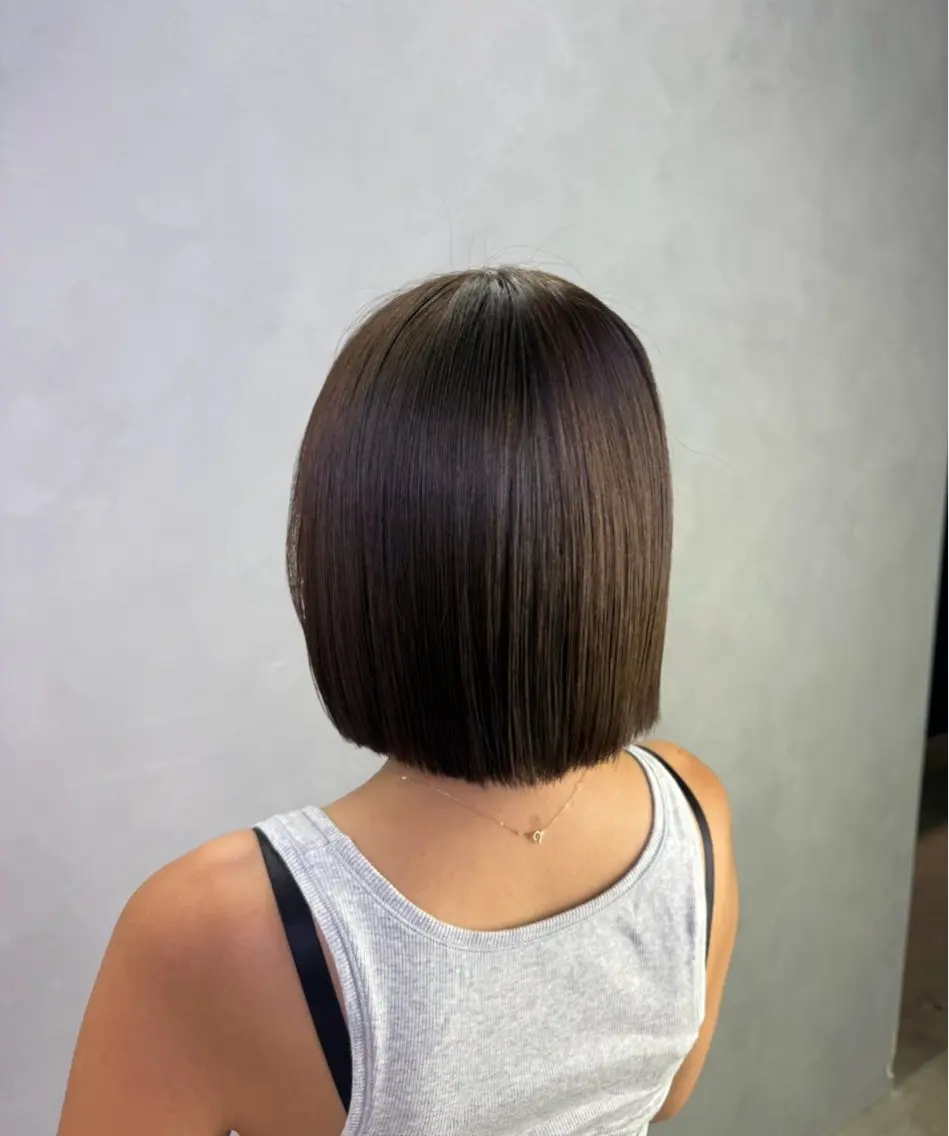 カラー ブラウンカラー ナチュラルブラウン 大西 琴里のヘアスタイル
