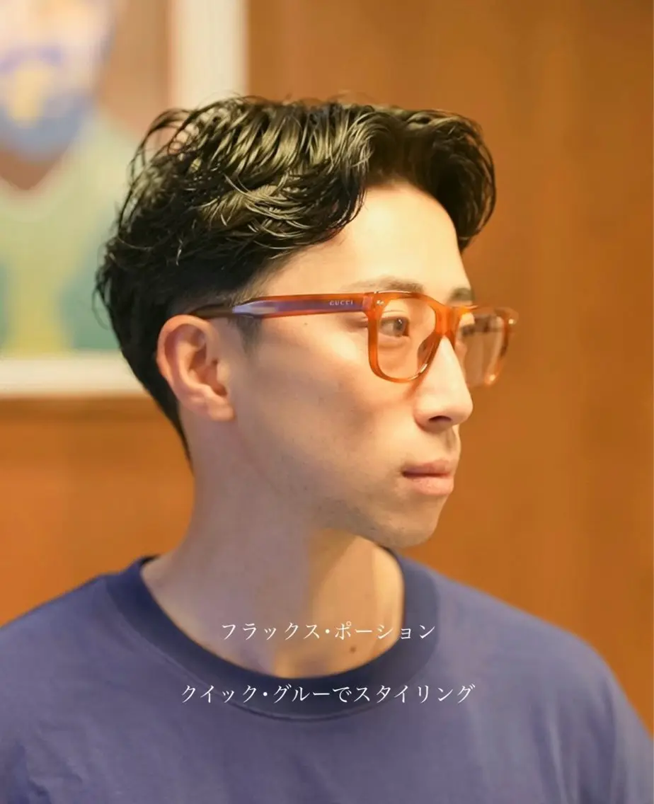 パーマ メンズ メンズ似合わせ タチカワユウキのヘアスタイル