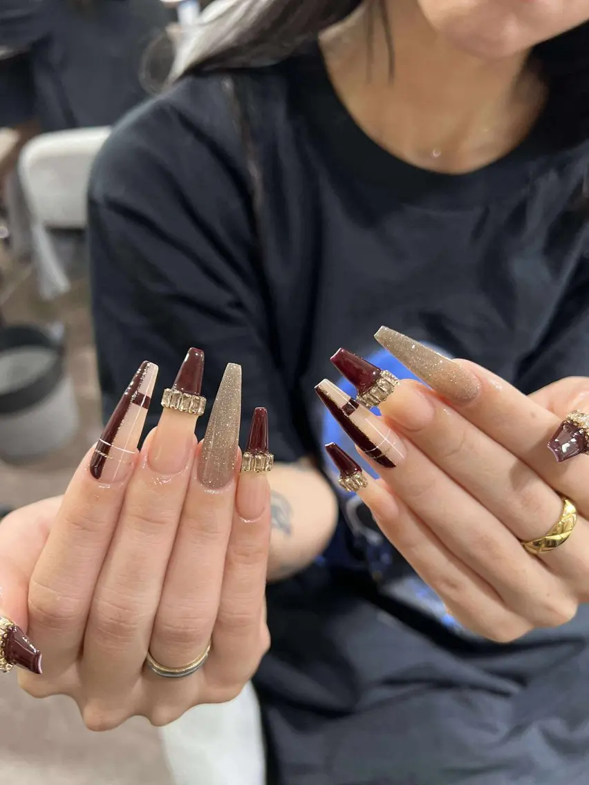 ネイル 長さ出し フレンチネイル ジェルネイル ガーリー 韓国ネイル ハンドネイル ハンドケア Kawaii Chiba nailのネイルデザイン