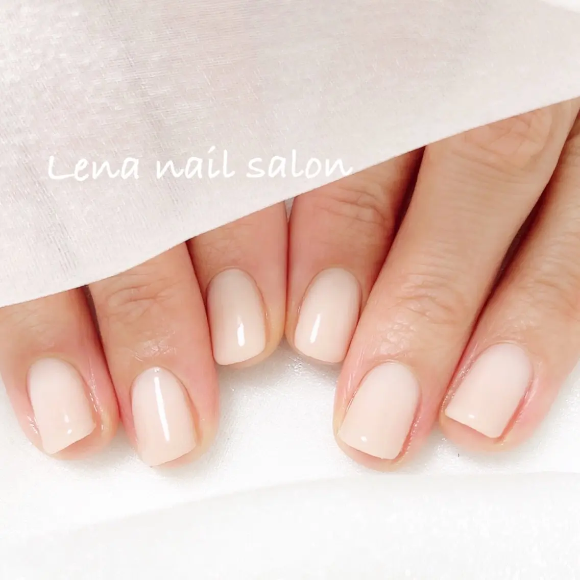 【シンプル】ワンカラー💅🏻(オフ込) ＼自爪育成ケア込•爪に優しいパラジェル使用／の写真