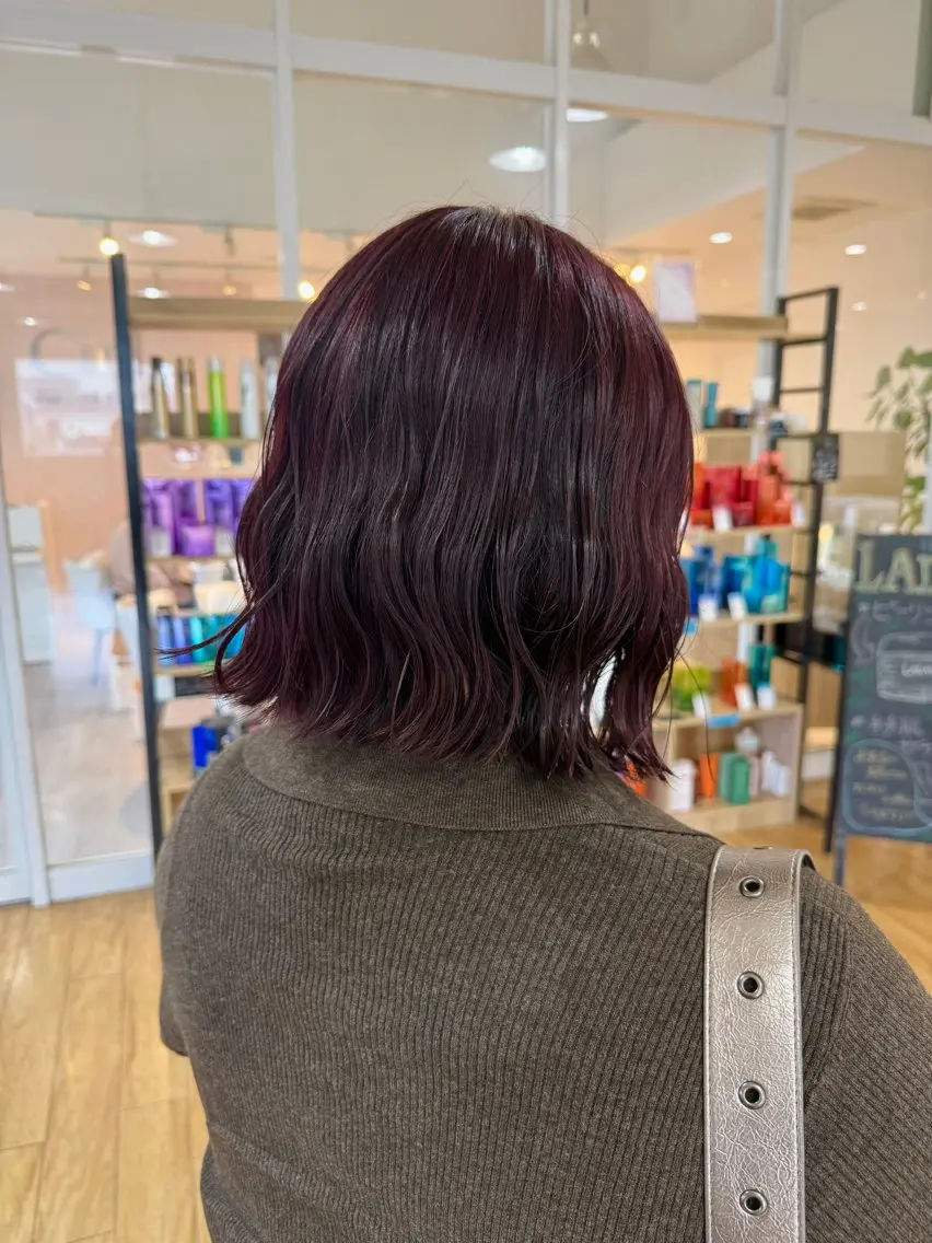 ショート カラー カット ヘアカラー トリートメント 鹿児島 聖来のヘアスタイル