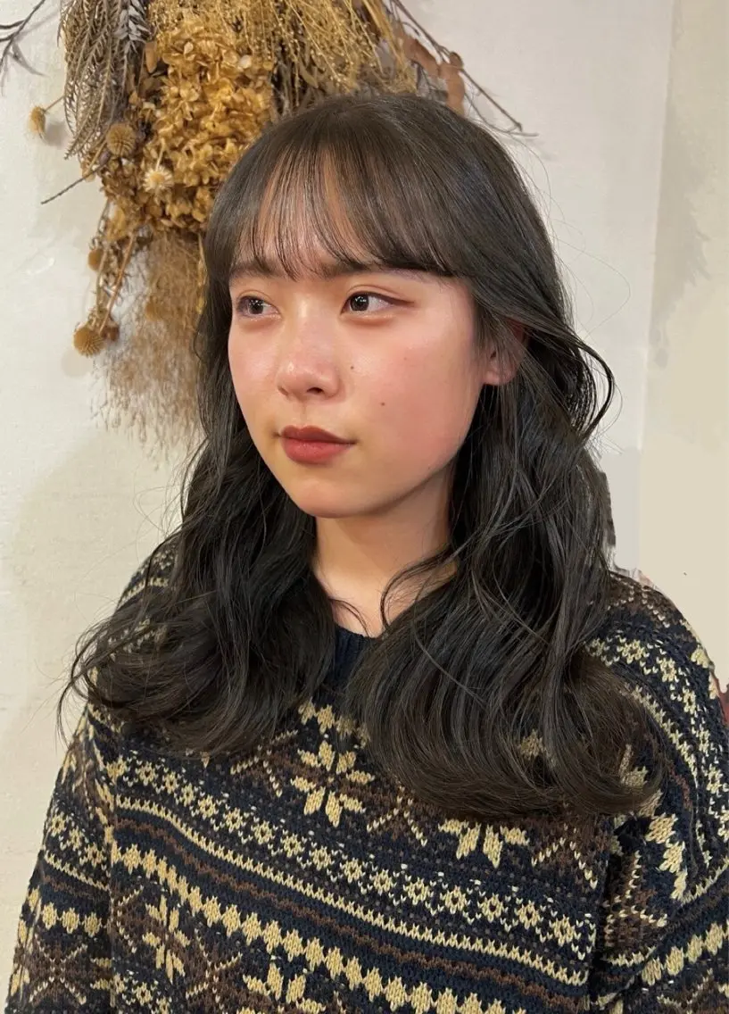 ロング カラー ヘアセット 韓国ヘア 🎀華澄のヘアスタイル