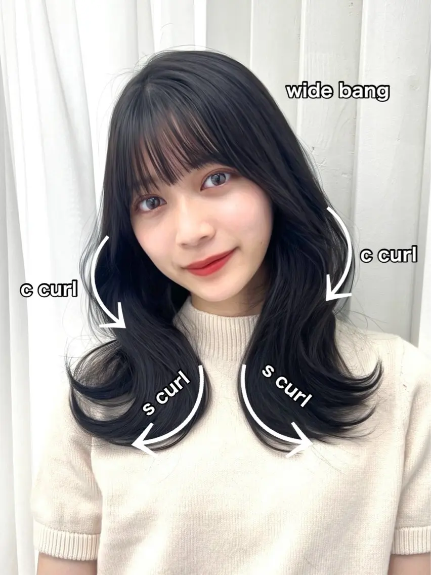 ミディアム 映える顔まわり/前髪 特化 💗 ユキマのヘアスタイル