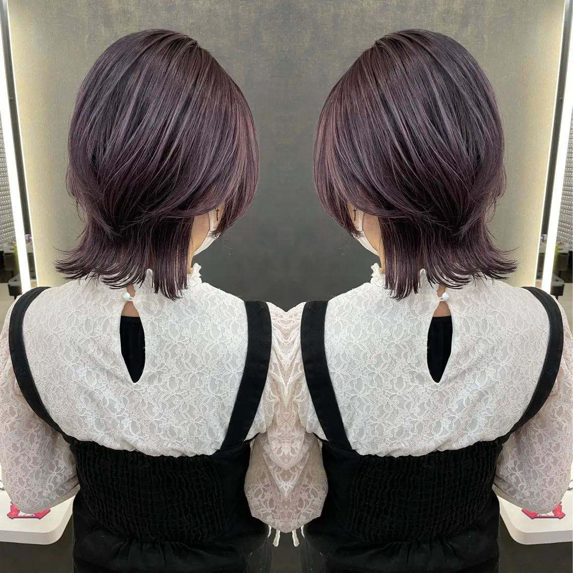 透明感カラー＋オーダーメイドカットの写真
