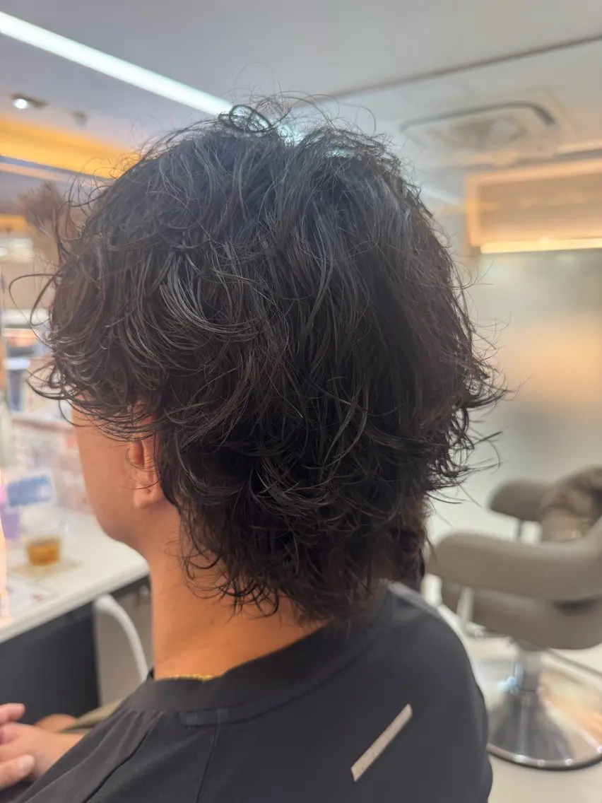 パーマ メンズ メンズカット∕パーマ ∕縮毛矯正∕廣井永輝のヘアスタイル