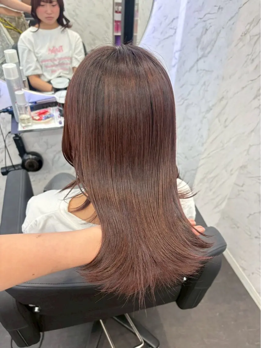 カラー ⋆✦ Leon カット¥1100‼️のヘアスタイル