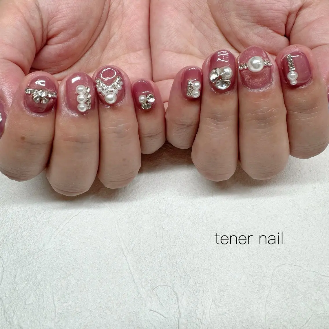 ネイル キラキラネイル ハンドネイル テネルネイル tener nailのネイルデザイン