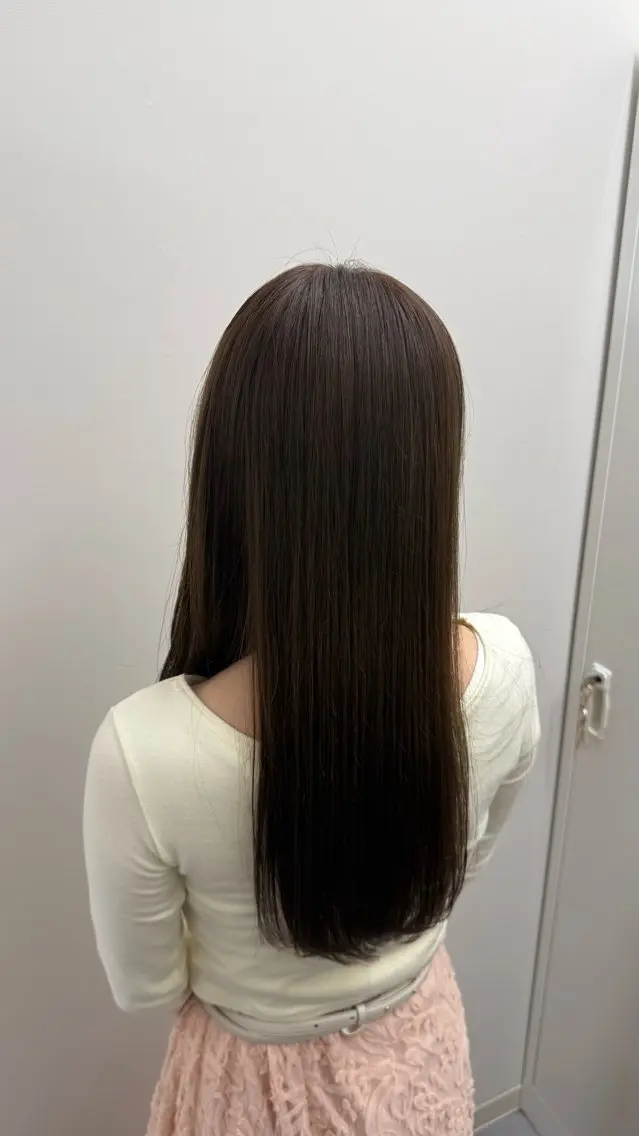 ロング 森本 朝香のヘアスタイル