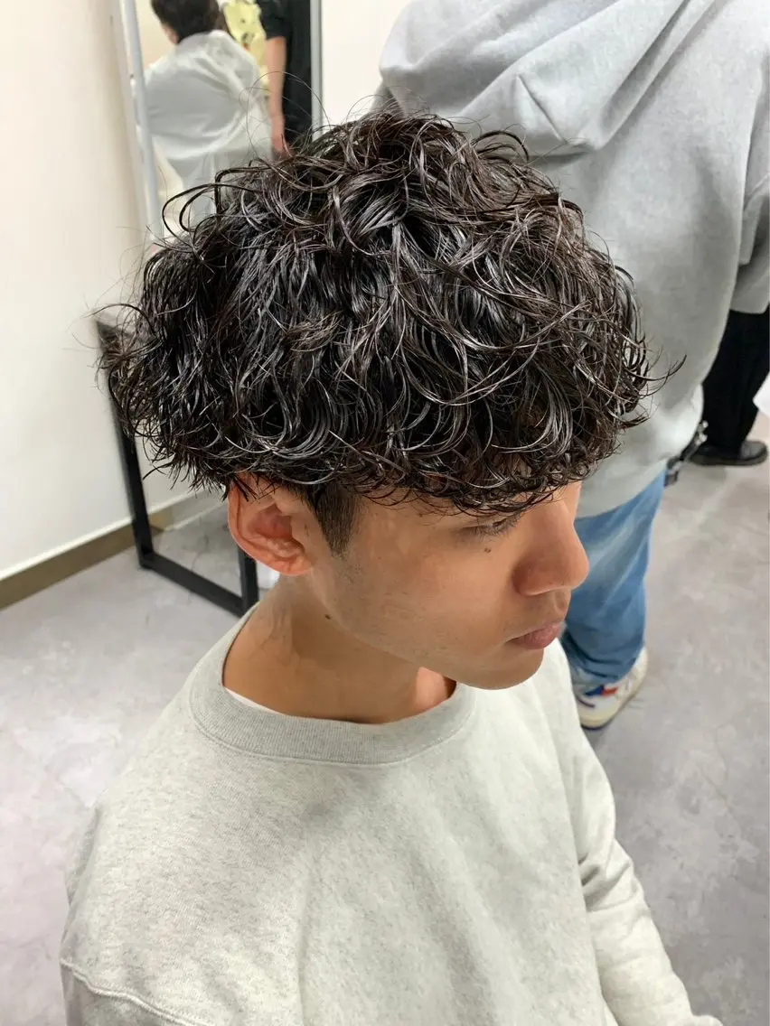 パーマ メンズ カット パーマ パーマ支持率No.1 ❤️🔥安成弾のヘアスタイル