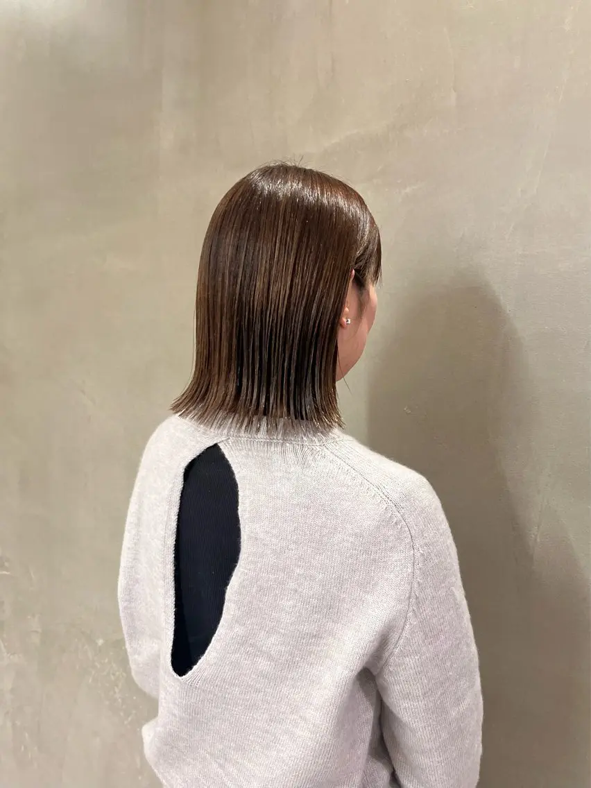 ショート ボブ AILERON 陣岸のヘアスタイル