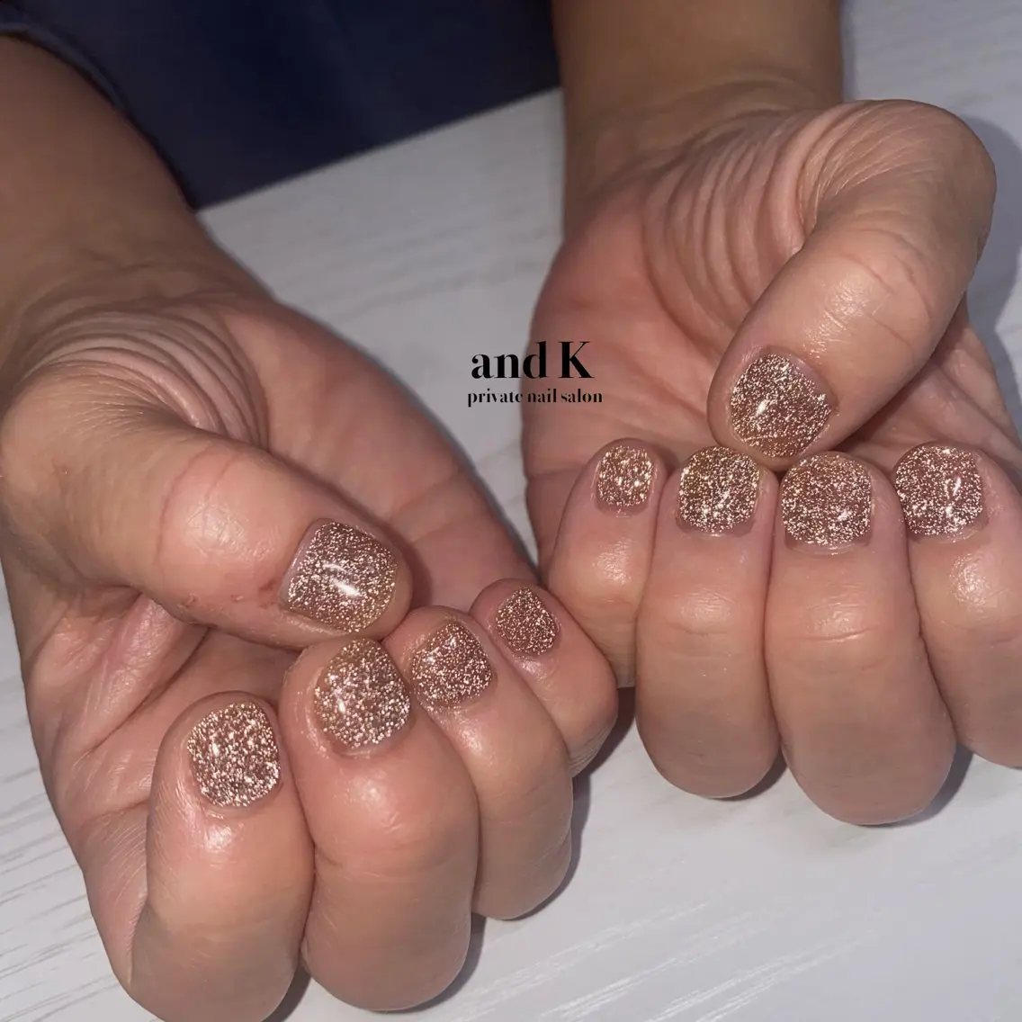 ネイル フラッシュネイル キラキラネイル andK nail salonのネイルデザイン