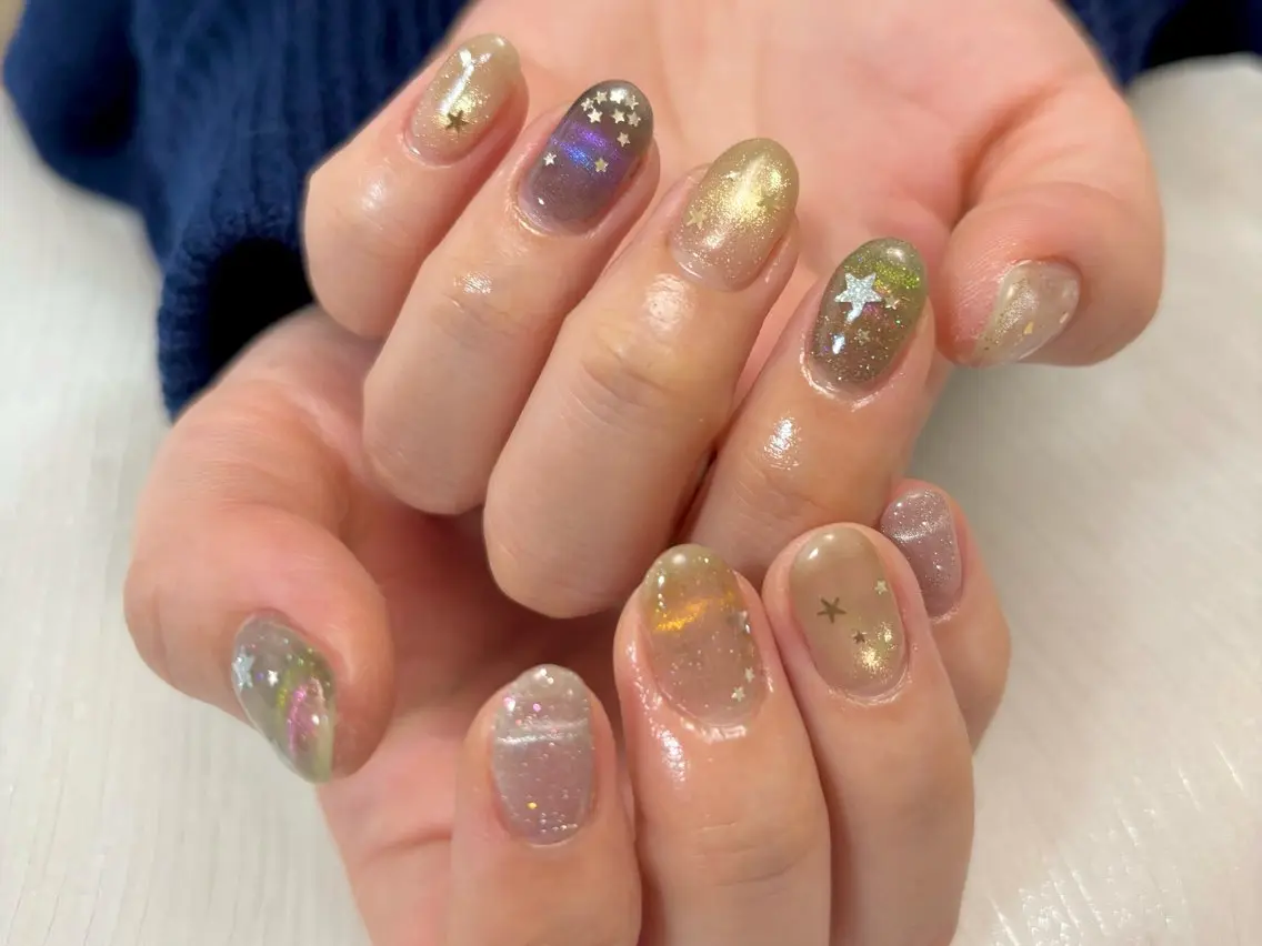 ネイル ハンドネイル yurina ☆のネイルデザイン