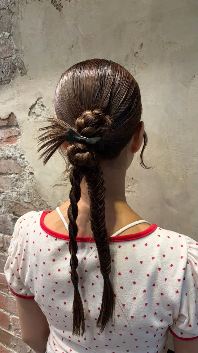 ロング 韓国風ヘア 小内 亮吾のヘアスタイル
