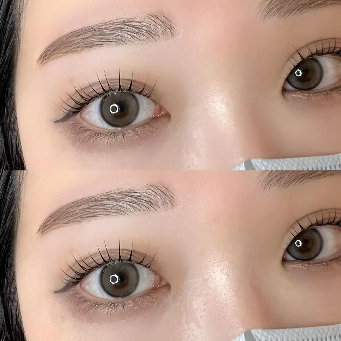 【セットメニュー①】アイブロウWAX+パリジェンヌorまつげパーマ+コーティングの写真