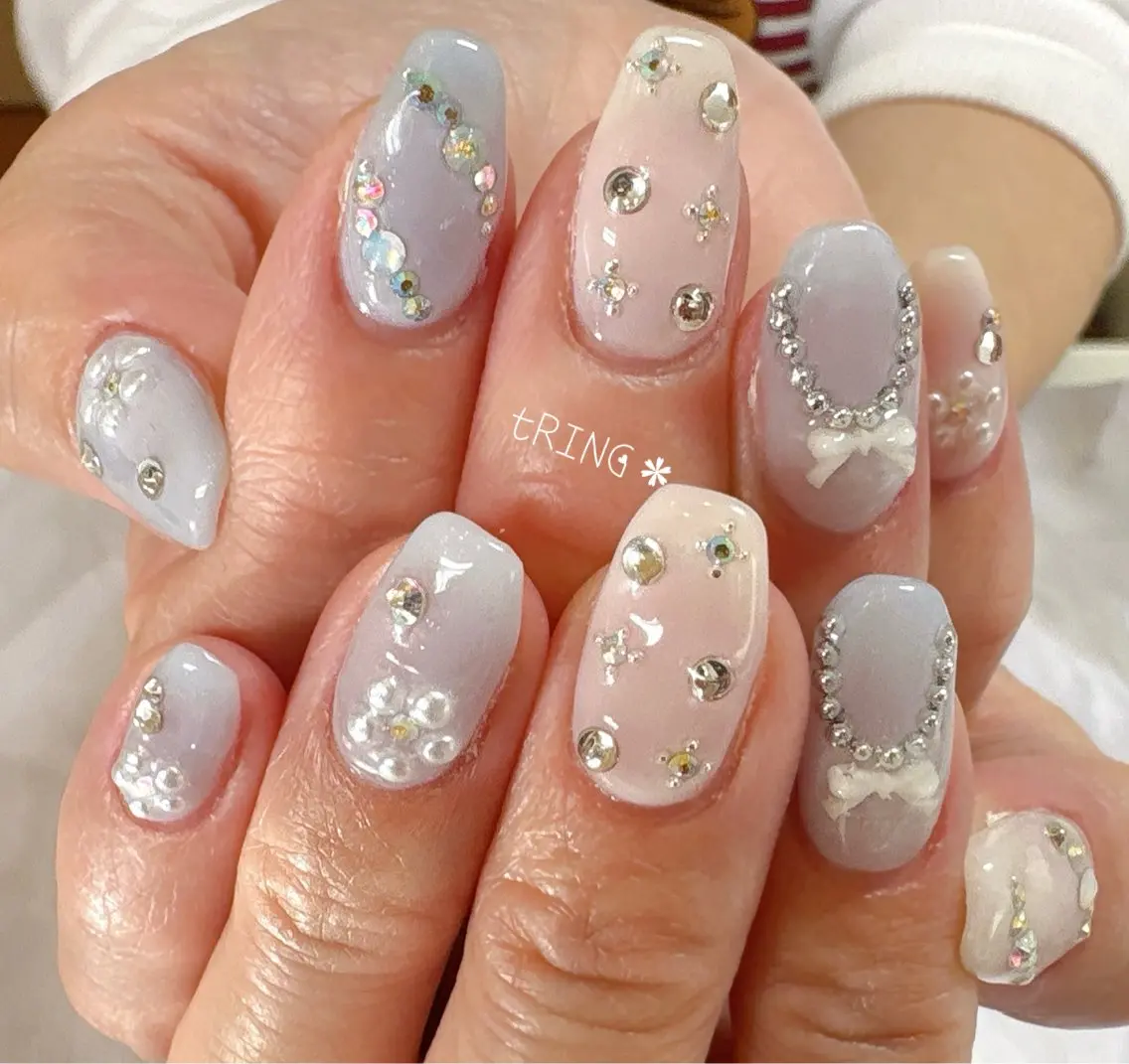 ネイル ハンドネイル tRING＊ しいの木台のネイルデザイン