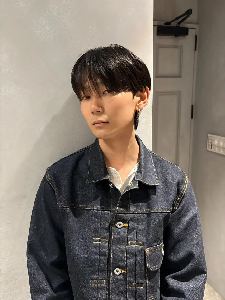 メンズ マッシュ シースルーマッシュ Juna✂️ レイヤー / ボブのヘアスタイル