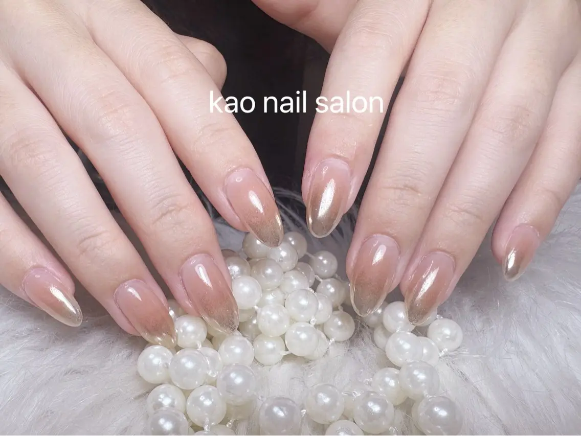 ネイル ハンドネイル kao nail マグネット/長さだしのネイルデザイン