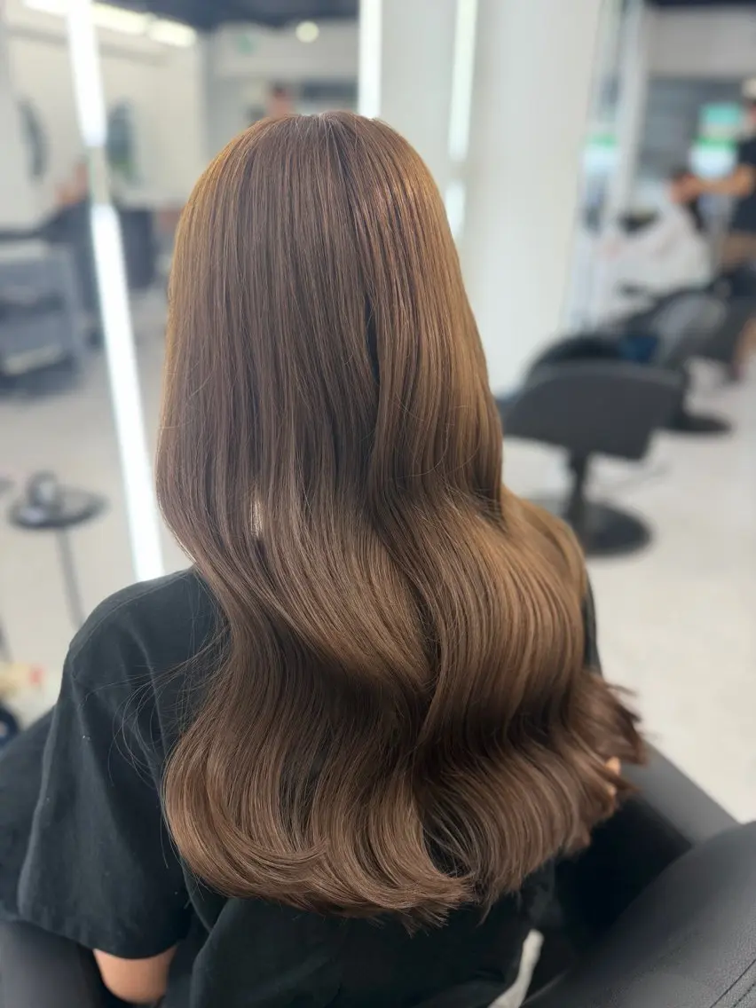 ロング カラー eco/透明感/ 髪質改善/堀江のヘアスタイル