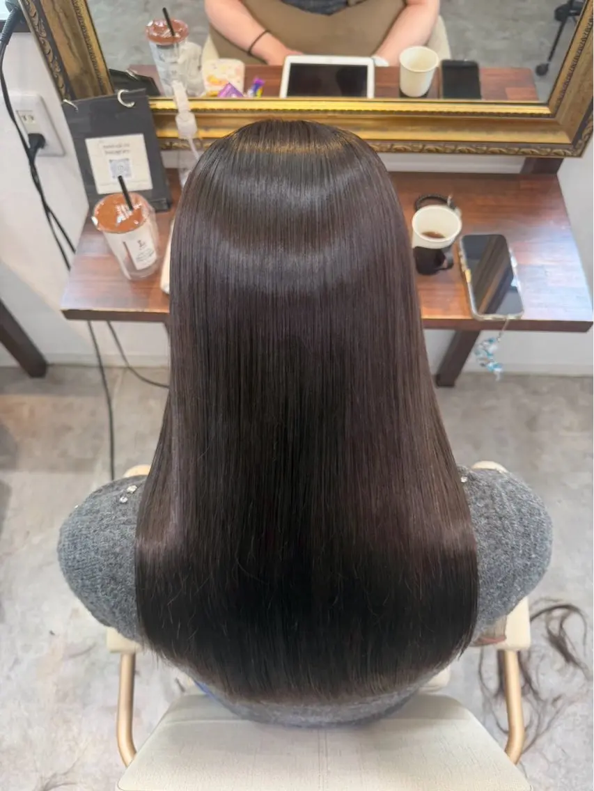ロング しまぬき じゅねのヘアスタイル