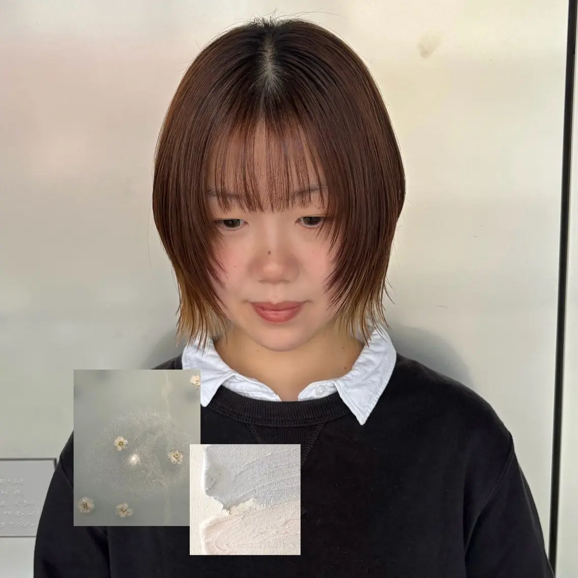 ショート カット ヘアカラー 【美ボブ.艶カラー. 梅田茶屋町】midoのヘアスタイル