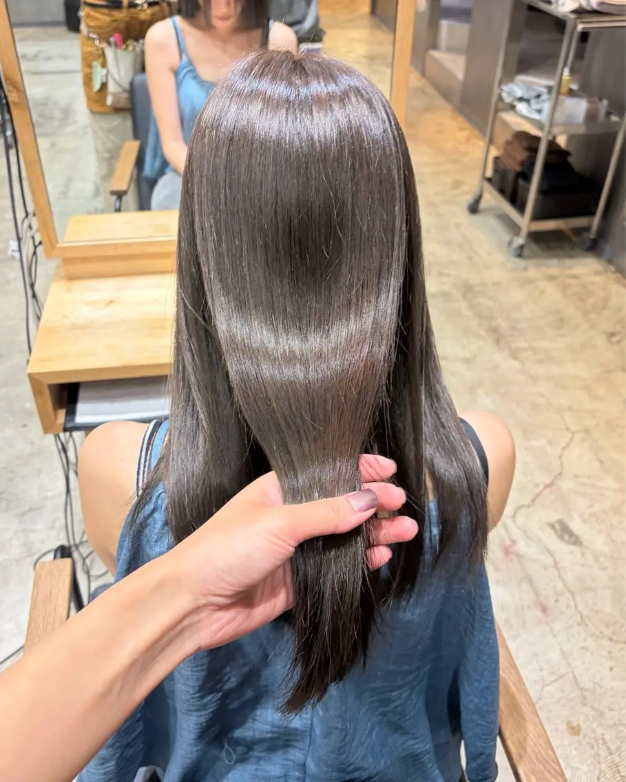 ロング カラー カット ヘアカラー トリートメント 艶髪/透明感カラー ✨KIKOのヘアスタイル