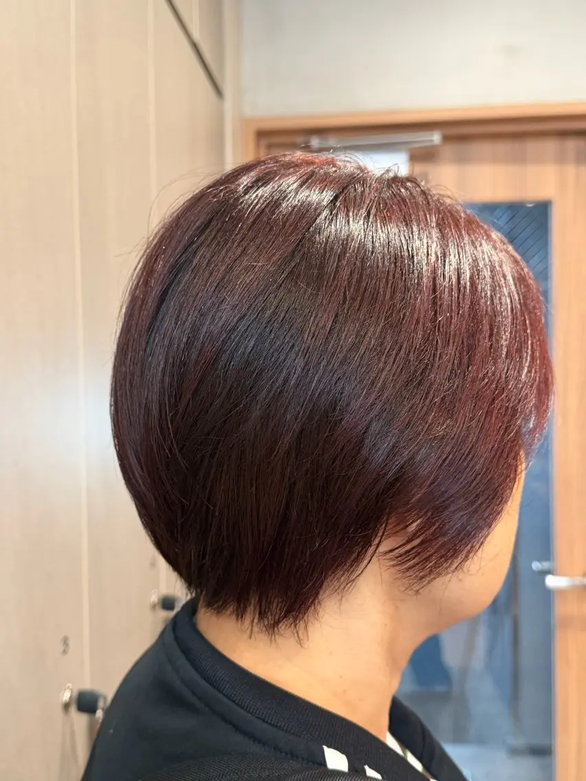 ショート カラー ヘアカラー 岸田 和樹のヘアスタイル