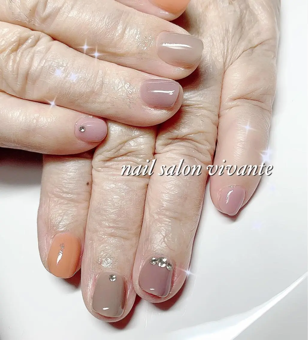 ネイル フットネイル nail salon vivanteのネイルデザイン