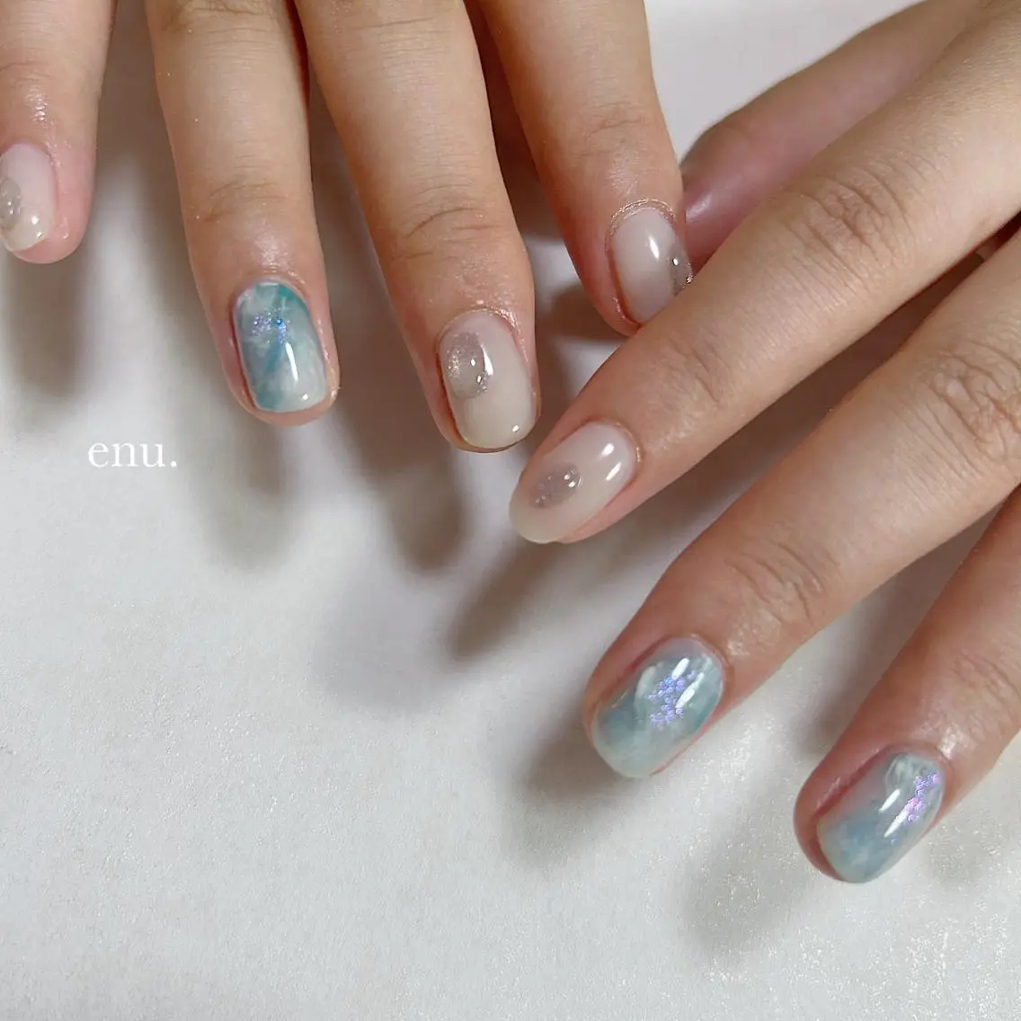メンズ ネイル ハンドネイル enu. nanakoのネイルデザイン