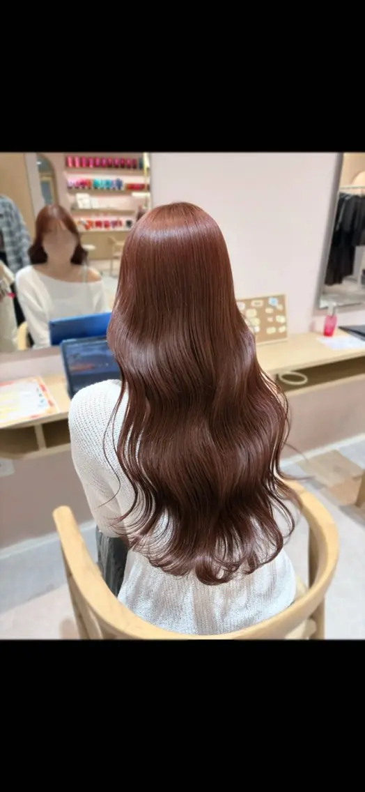 ロング ヘアカラー merc.🧸🫧 平山莉子のヘアスタイル