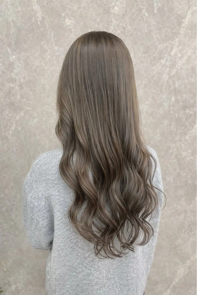 ロング カット ヘアカラー 垢抜け透明感カラー 🌻篠崎梓🌻のヘアスタイル