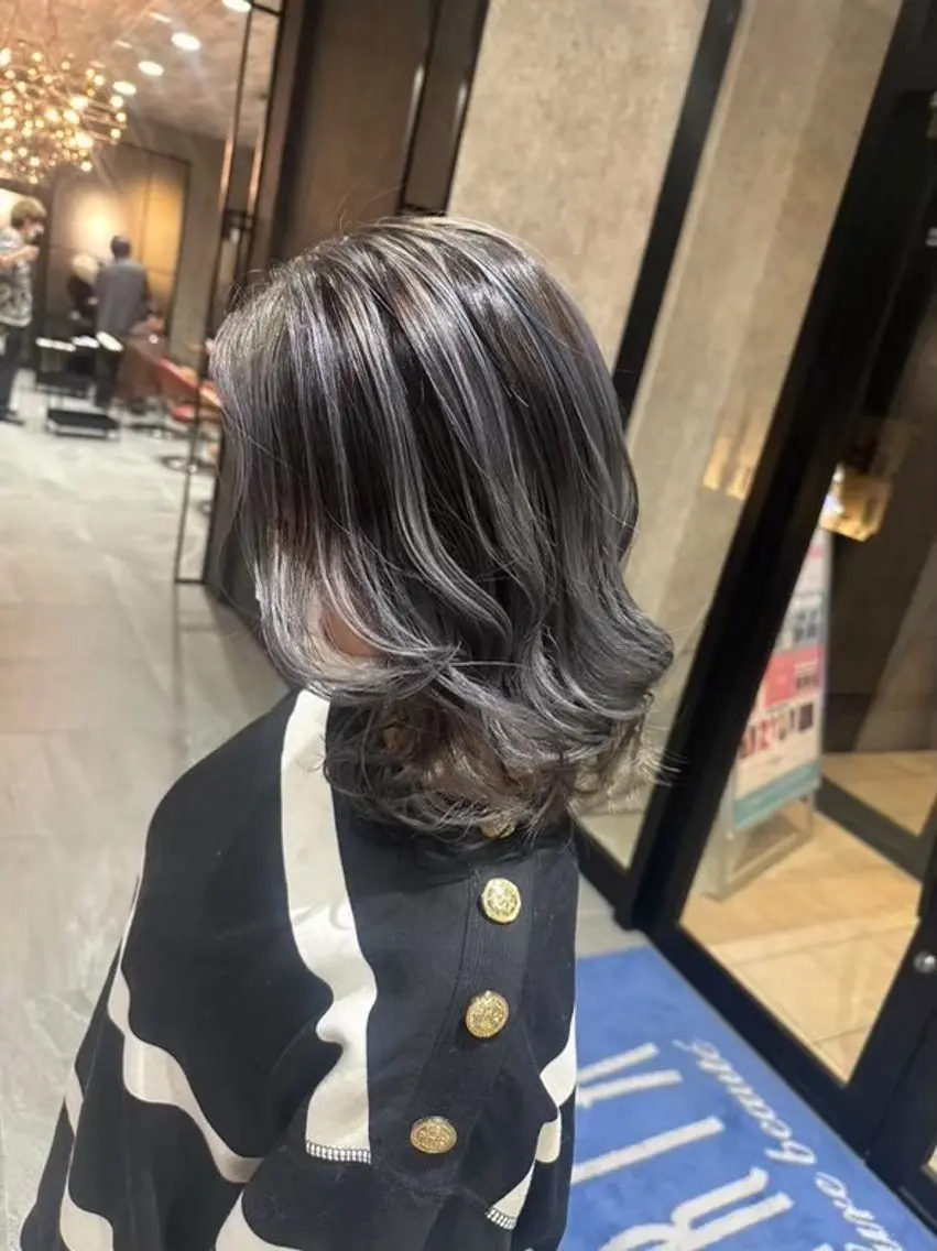 カラー 檀ノ原 結希のヘアスタイル