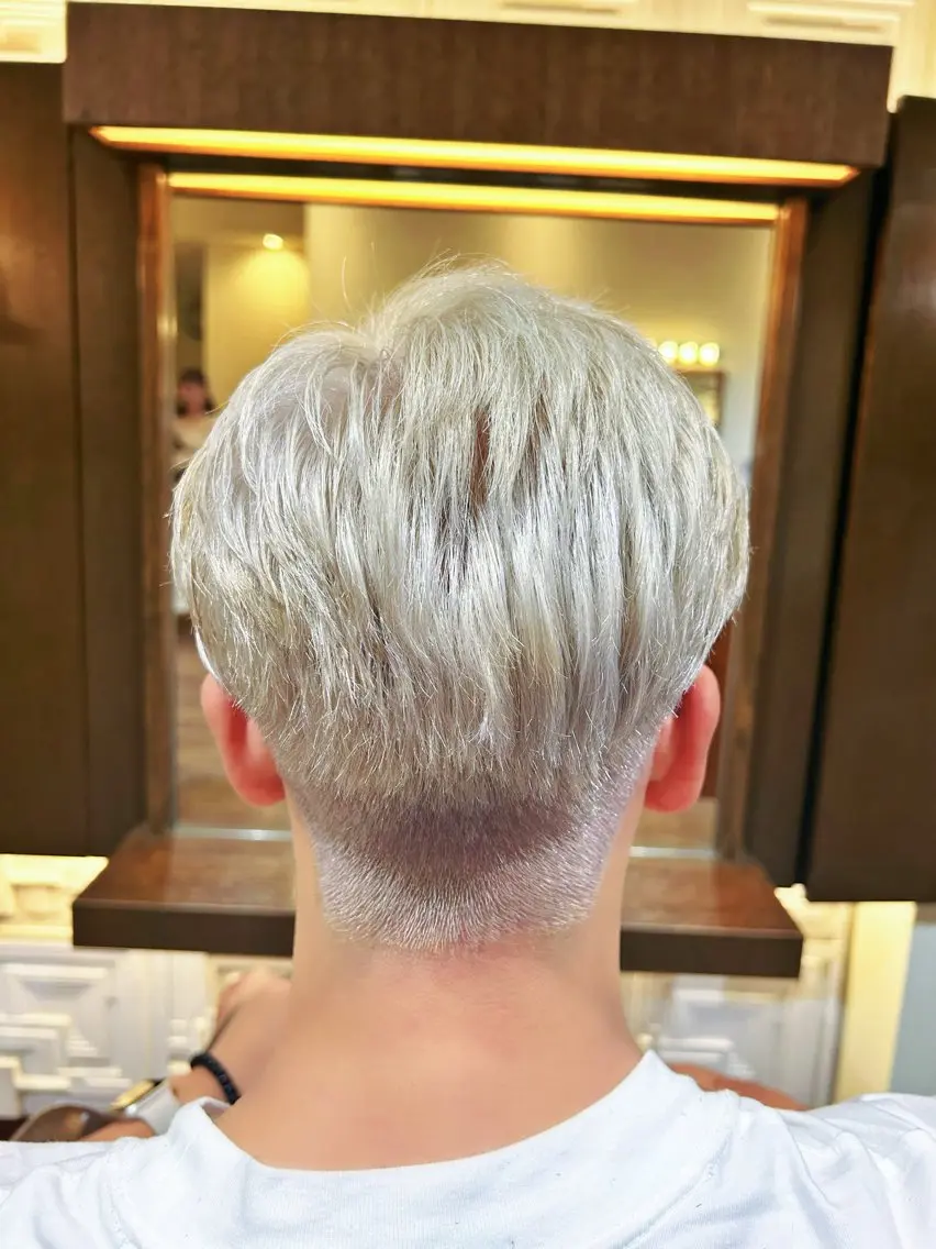 💇メンズカット➕ブリーチ➕オンカラーの写真
