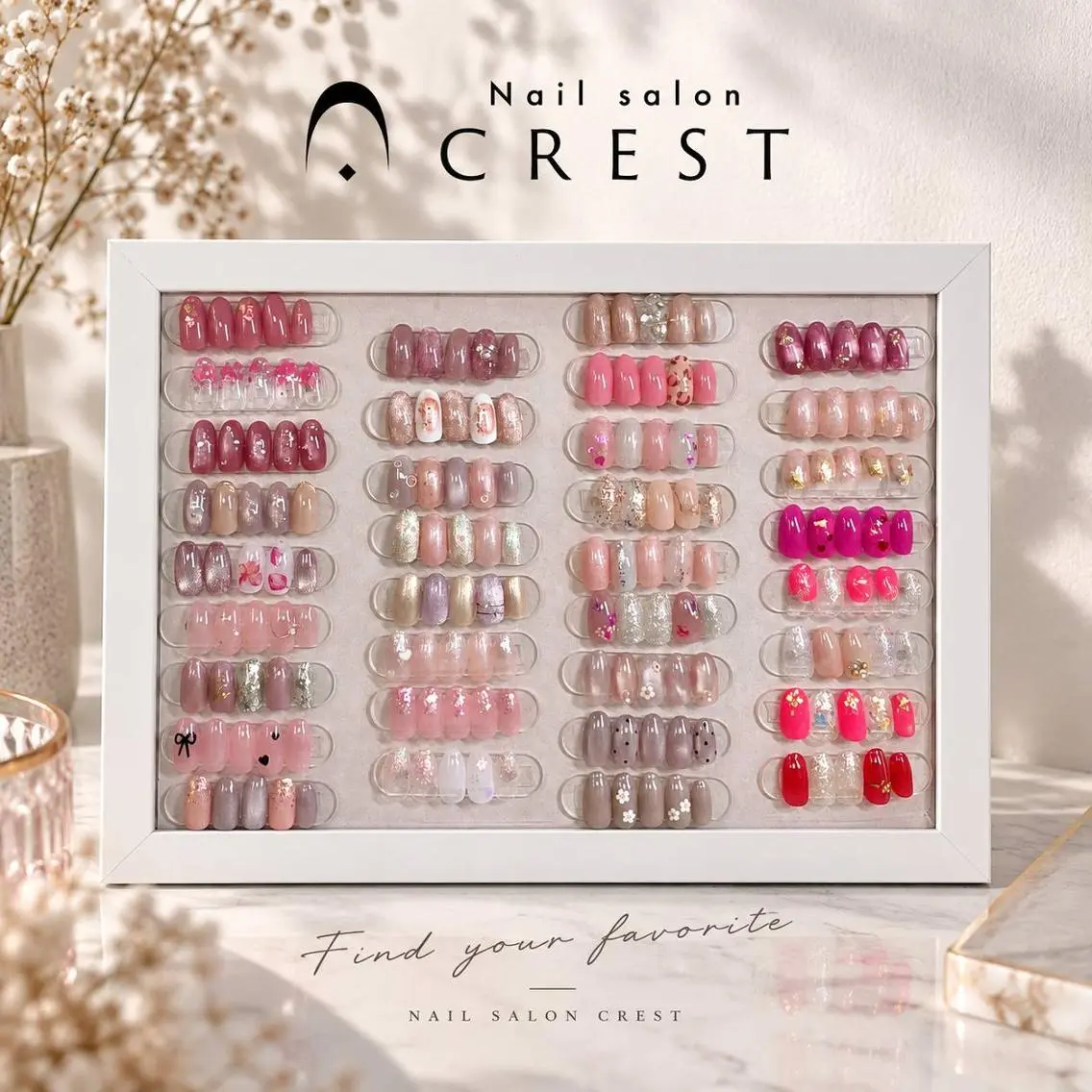 ネイル ハンドネイル CREST【桜川店】 TOBAのネイルデザイン