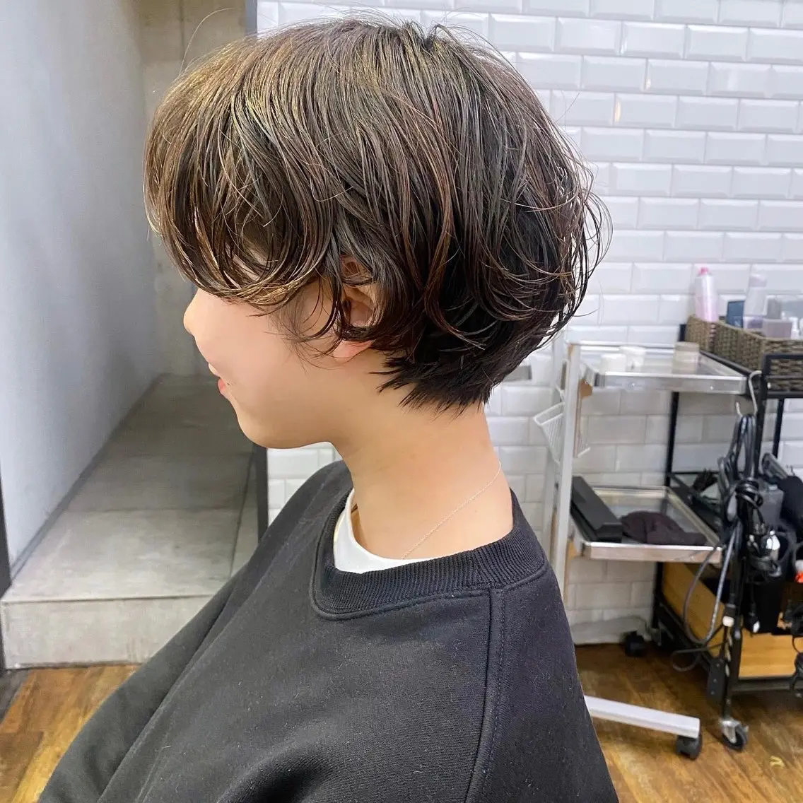 ショート カット パーマ パーマ/ 🌿nanakoのヘアスタイル