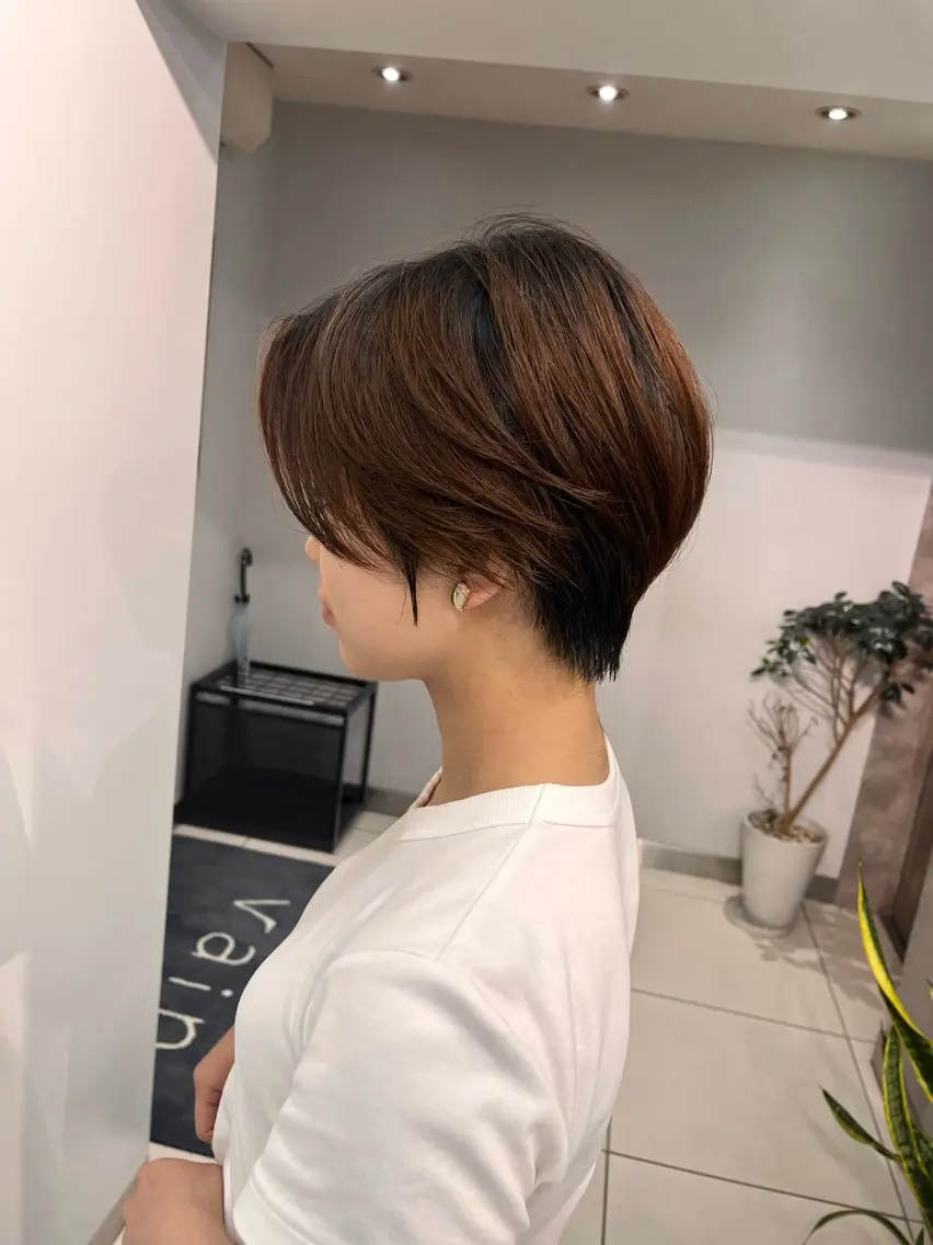 ショート 渋谷ショート、パーマ 美容師vain はるのヘアスタイル