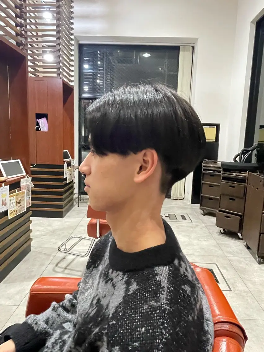 メンズ カット 鈴木 遥大のヘアスタイル