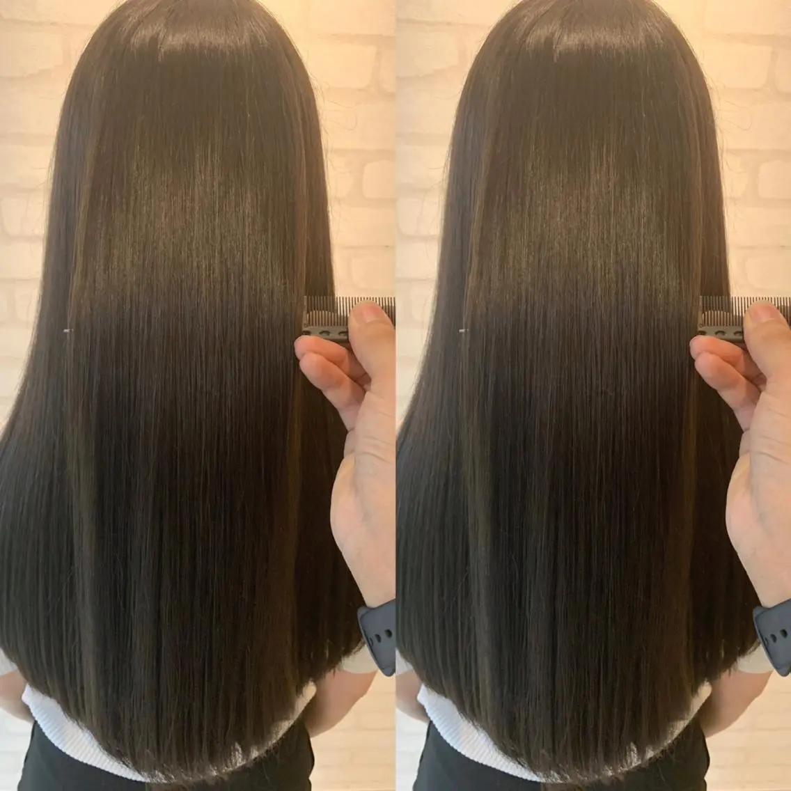 ロング 髪質改善 髪質改善カラーのヘアスタイル