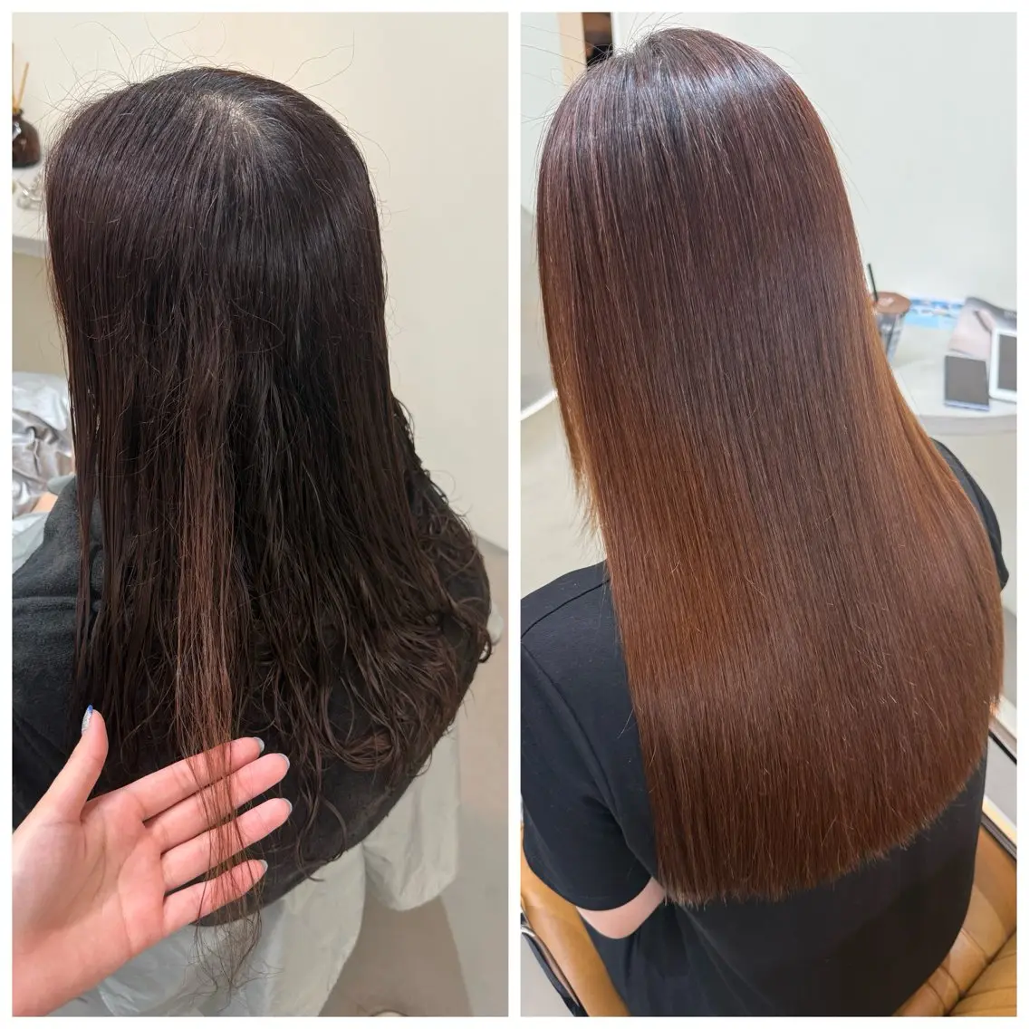 パーマ 縮毛矯正 檜 果歩のヘアスタイル