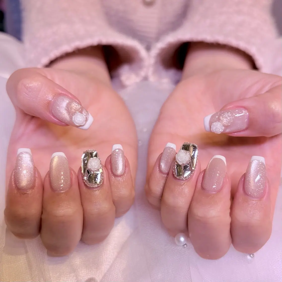 ネイル ワンホンネイル nail salon e'mu💐のネイルデザイン