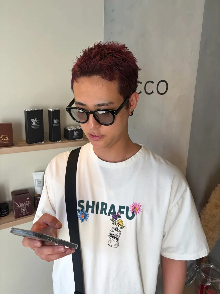 ショート ショートヘア カット ROCCO アイナ/ レイヤー透明感カラーのヘアスタイル