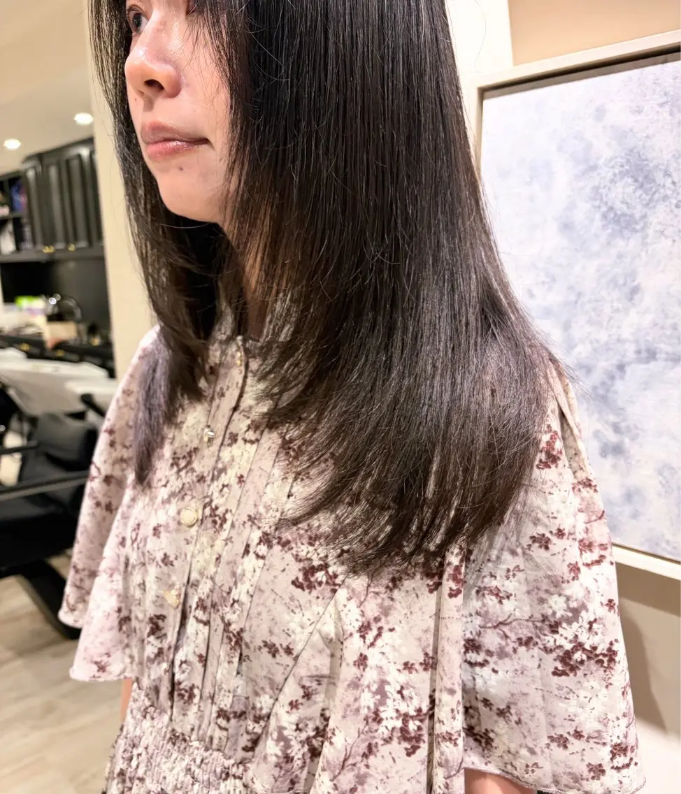 セミロング モデル様募集中 ✂️カギワダのヘアスタイル
