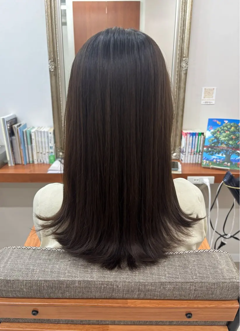 セミロング カラー moloco /たけのヘアスタイル