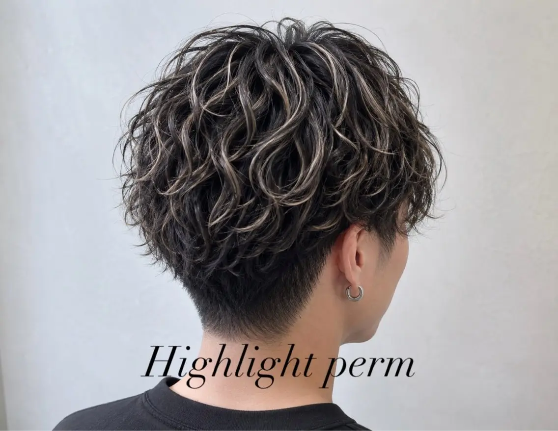 野村安芸 /特殊パーマのヘアスタイル