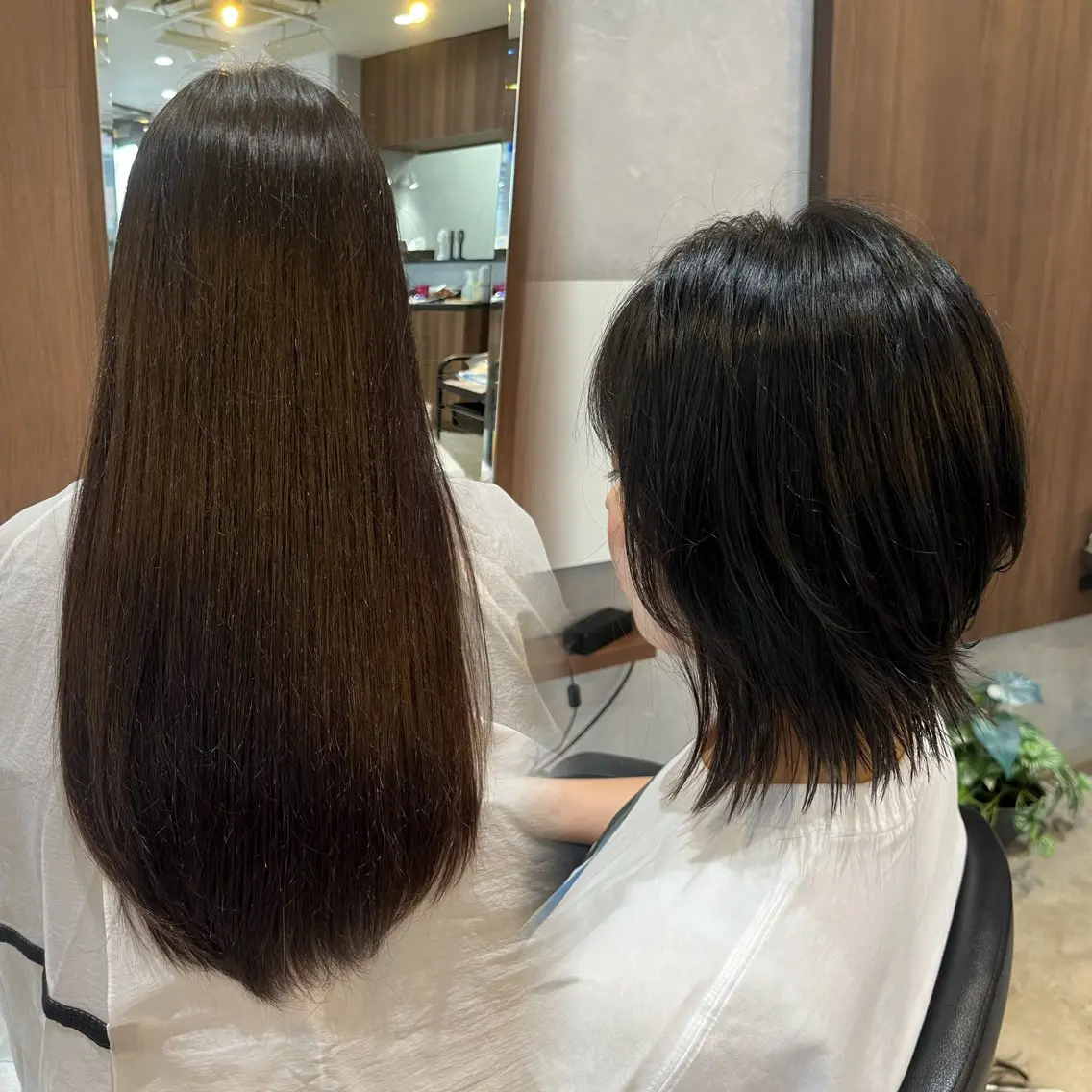 ミディアム ミディアムレイヤー レイヤーカット カット 茨木 和泉のヘアスタイル