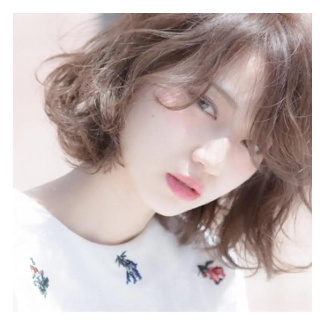 セミロング カラー ba-boo 広島のヘアスタイル