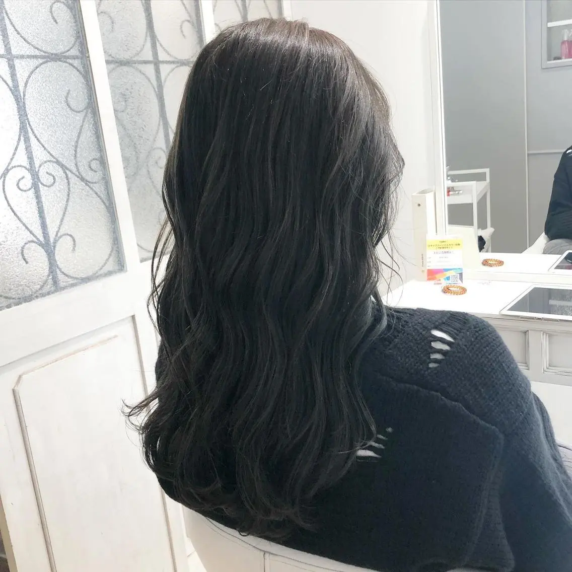セミロング カラー ヘアアレンジ ベージュカラー 透明感カラー グレージュ ✨🌿大人可愛い愛さ れhair🌿✨松本のヘアスタイル